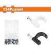 Wadfow Cable clips set 134pcs