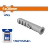 Wadfow dowel 6x30mm, set of 100 pcs