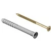 Wadfow dowel 6x40mm+screw 3.8x43mm, set of 30
