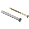 Wadfow dowel 8x80mm+screw 4.8x83mm, set of 10