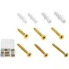 Wadfow dowel with wood screw set 159pcs