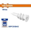 Wadfow Drywall dowel 14x32mm, set of 50 pcs