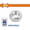 Wadfow Hexagon nut set M10 200 pcs