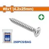 Wadfow Self-tapping screw ZH 4.2x25mm, set of 250 pcs