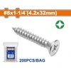 Wadfow Self-tapping screw ZH 4.2x32mm, set of 200 pcs