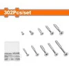 Wadfow Self-tapping screw ZH set 302 pcs