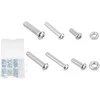 Wadfow Threaded screw set 164 pcs