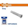 Wadfow Universal dowel 10x60mm, set of 15
