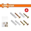 Wadfow Wood screws set 120pcs