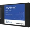 WD Mėlyna SA510 SSD 500GB SATA III 6Gb/s korpuse, 2.5" 7mm vidinėje dalyje, vienoje pakuotėje, maitinamas „SANDISK“