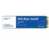 WD Mėlyna SA510 SSD 500GB M.2 2280 SATA III 6Gb/s vidinis, vienos pakuotės, maitinamas „SANDISK“