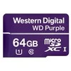 Atminties kortelė Western Digital WD Violetinė 64GB Surveillance Micro SD XC Class - 10 UHS 1