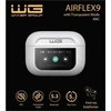 „Winner Group WG“ – „Bluetooth“ ausinės WG AirFlex 9 su ekranu, „Avatar“, ANC, baltos