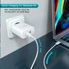 „Winner Group WG“ – maitinimo adapteris 2x USB-C 50W, 1x USB-C PD 30W + 1x USB-C PD 20W, baltas