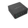 „Winner Group WG“ – maitinimo adapteris, 5x USB 60W, 1x USB-A QC 3.0 + 3x USB-A išmanusis IC + 1x USB-C PD, juodas