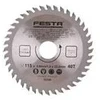 Festa medienos pjūklo diskas TCT, O 115 x 2,8 x 22,2 mm, 40 dantų
