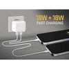 YAC 2133 Dual USB C kroviklis 36W YENKEE
