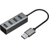 Pelė YHB 4300 metalinis šakotuvas 4xUSB 3.0 YENKEE