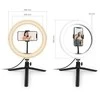 Žiedinė lempa Yenkee YSM 710 Laikiklis LED Ring 10''YENKEE