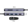 YTC 081 Hub USB C 8 w 1 YENKEE