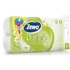 ZEWA Toilet paper, 3-ply, 8 rolls, "Deluxe", chamomile