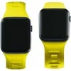 3MK silikoninis laikrodžio dirželis geltona/yellowdla Apple Watch 38/40/41mm