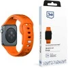 3mk silikoninė Watch apyrankė Apple Watch 38 / 40 / 41 mm - oranžinės spalvos