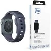 3MK silikoninis laikrodžio dirželis pilkas skirtukas Apple Watch 38/40/41mm