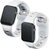 3MK silikoninis laikrodžio dirželis balta/whitedla Apple Watch 42/44/45/49mm