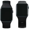 3MK Silicone Watch apyrankė juodos spalvos for Apple Watch 42/44/45/49mm