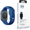 3MK silikoninis laikrodžio dirželis Mėlyna, skirtas Apple Watch 42/44/45/49 mm
