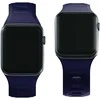 3mk silikoninė apyrankė Apple Watch 42 / 44 / 45 / 49 mm - mėlynos spalvos