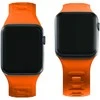 3MK Silicone Watch apyrankė oranžinės spalvos skirta Apple Watch 42/44/45/49mm