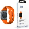 3MK Silicone Watch apyrankė oranžinės spalvos skirta Apple Watch 42/44/45/49mm