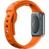 3MK Silicone Watch apyrankė oranžinės spalvos skirta Apple Watch 42/44/45/49mm