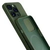 Dėklas Apple iPhone 13 Pro Max – 3mk Hardy Silicone MagCase Alpine Žalias