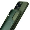 Dėklas Apple iPhone 13 Pro Max – 3mk Hardy Silicone MagCase Alpine Žalias