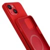 Dėklas 3mk Hardy Silicone MagCase su Apple iPhone 14 raudonu