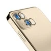 Kameros stiklas Apple iPhone 14 9H 3mk Lens Protection Pro serijos objektyvas - auksinis