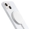 Dėklas 3Mk Protection 3 mk Hardy silikoninis „MagCase“, skirtas „iPhone 14 Plus“ – baltas