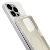 Dėklas 3Mk apsauga 3mk Hardy silikoninis MagCase iPhone 14 Pro - Baltas