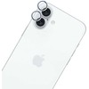3mk Hardy Lens Protection Pro Kameros apsauga with Sidabrinis Frame Apple iPhone 16 / 16 Plus