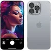 Apsauginis stikliukas kamerai 3mk Lens Pro Apple iPhone 16 Pro/16 Pro Max juodas