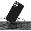 Dėklas 3MK Silicone dėklas skirtas Apple iPhone 17 juodos spalvos