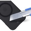 Dėklas „3Mk“ apsauginis 3 mk dūminis „MagCase“, skirtas „iPhone 17 Air“ – juodas pusiau permatomas