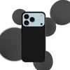 Case 3MK Silicone dėklas skirtas Apple Apple iPhone 17 Pro Max juodos spalvos