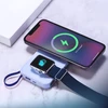 3MK Powerbank PastelUp 10,000mAh 22.5Wz Magsafe + įkrovimas Apple Watch mėlynos spalvos