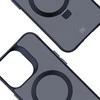 Dėklas 3MK Smoke Apple iPhone 15 Pro Magsafe ir stovas