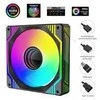 1st Cool Wentylator 1stCOOL AURA EVO veidrodėlis ARGB PWM 120mm (F12-AURA-EVO-B1)