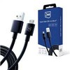 3MK Hyper kabelis USB-A - Micro USB1.2m 5V 2,4A juodos spalvos